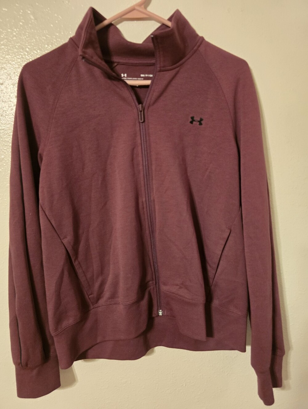 Under Armour Women’s Loose Fit Full-Zip Jacket Maroon Size Small